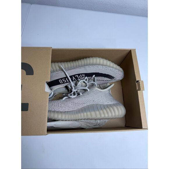 NWT Adidas Yeezy Boost 350 V2 Slate Size 9 Men’s Original Box Beige Black main image 11